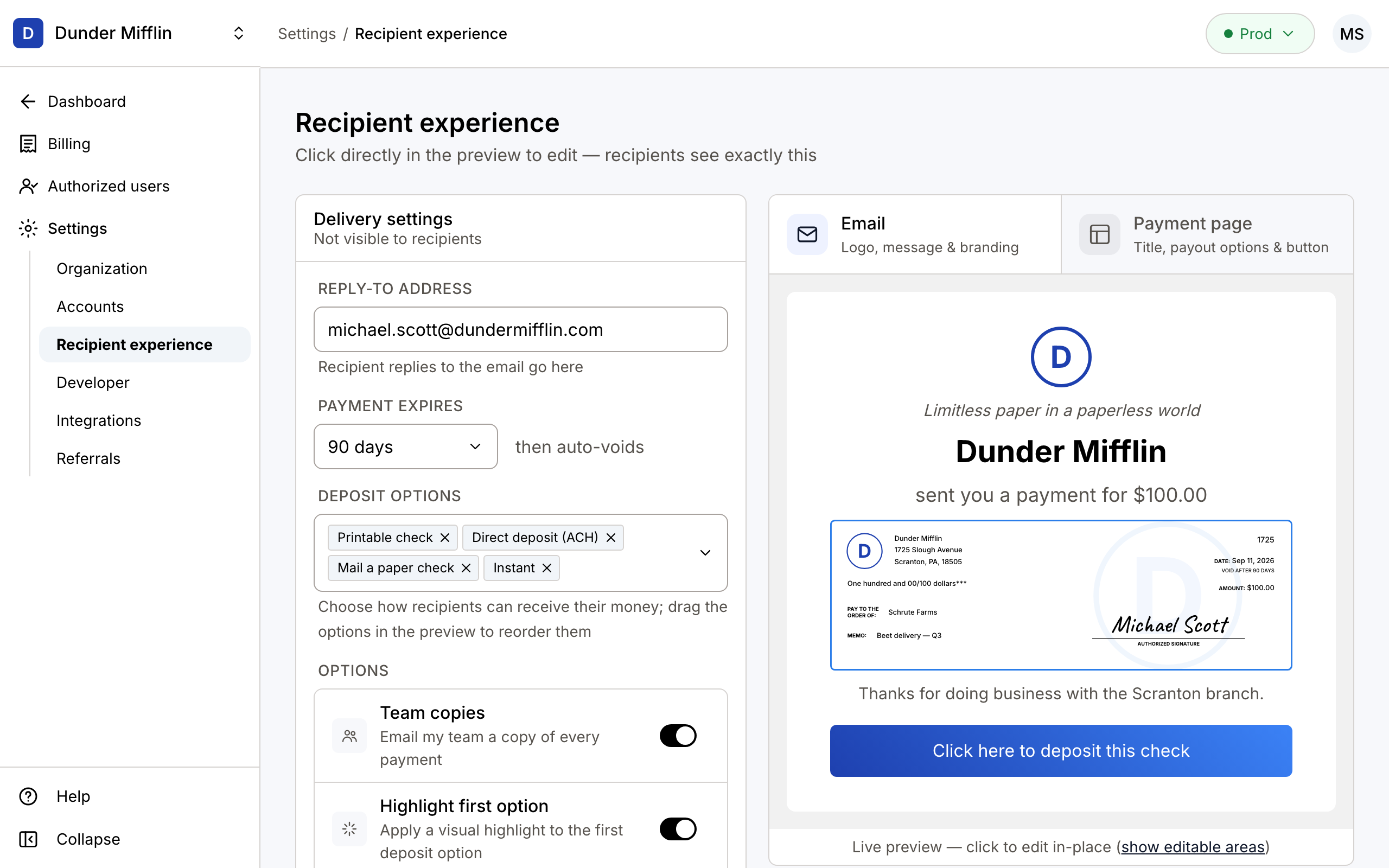 Email Customization Image