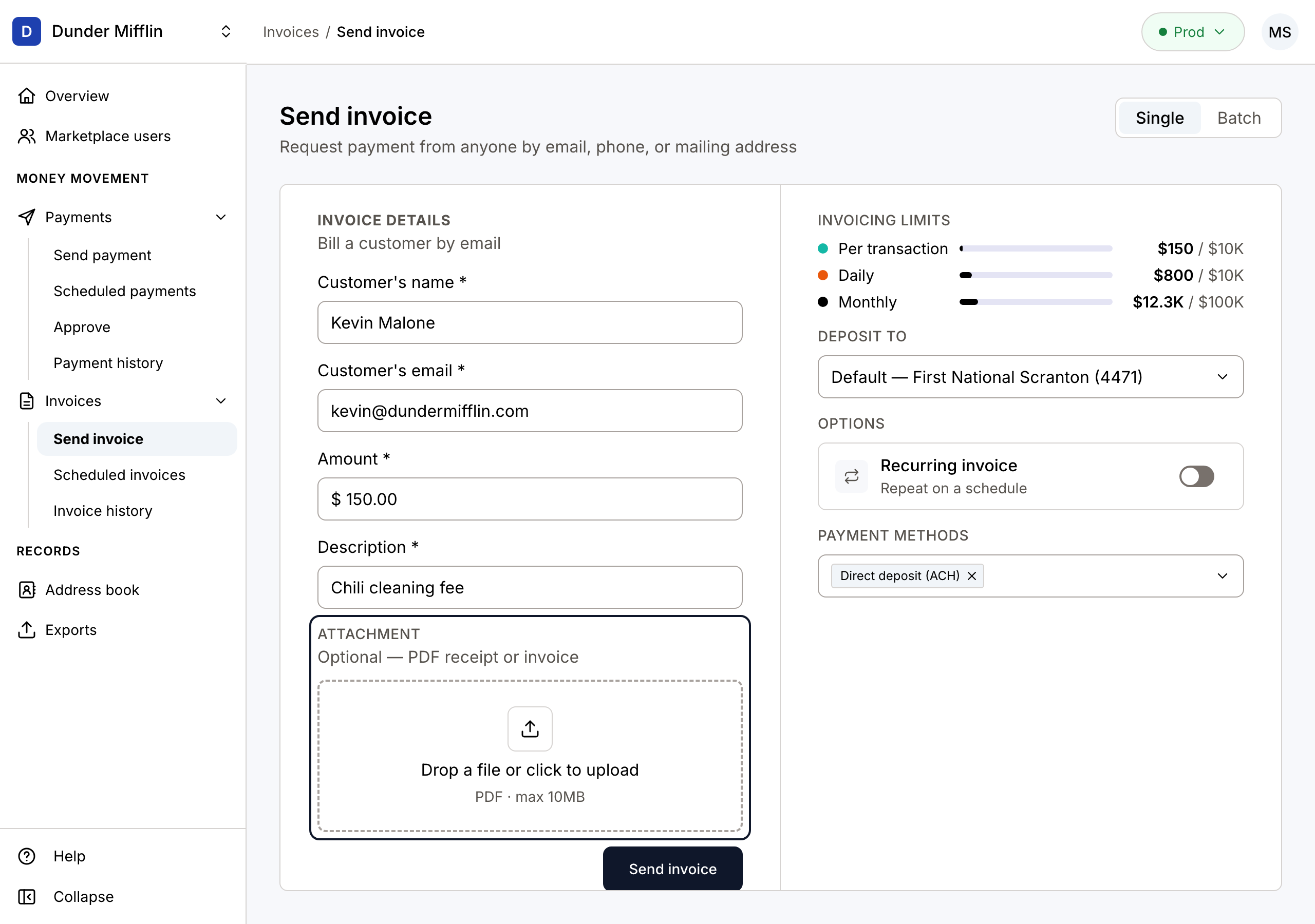 Invoice Attachment Image